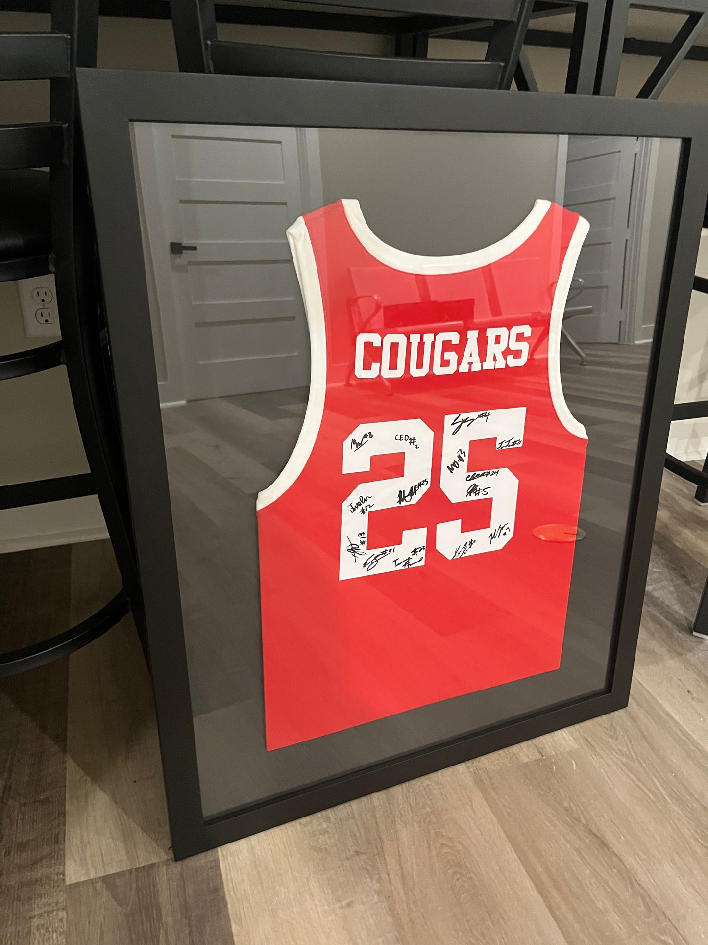 Signed and Framed Exclusive '25 Coogs Jersey